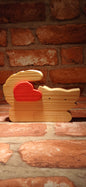 Sagome in legno " gattino con cuore"